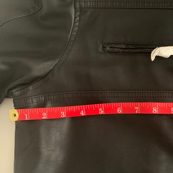 NWT Marc Anthony Leather Jacket with Detachable Hood Size M - Picture 10 of 15